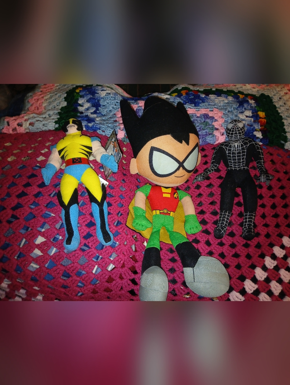 Teen Titans Robin Plush Doll - Red & Green Superhero Toy Bundle